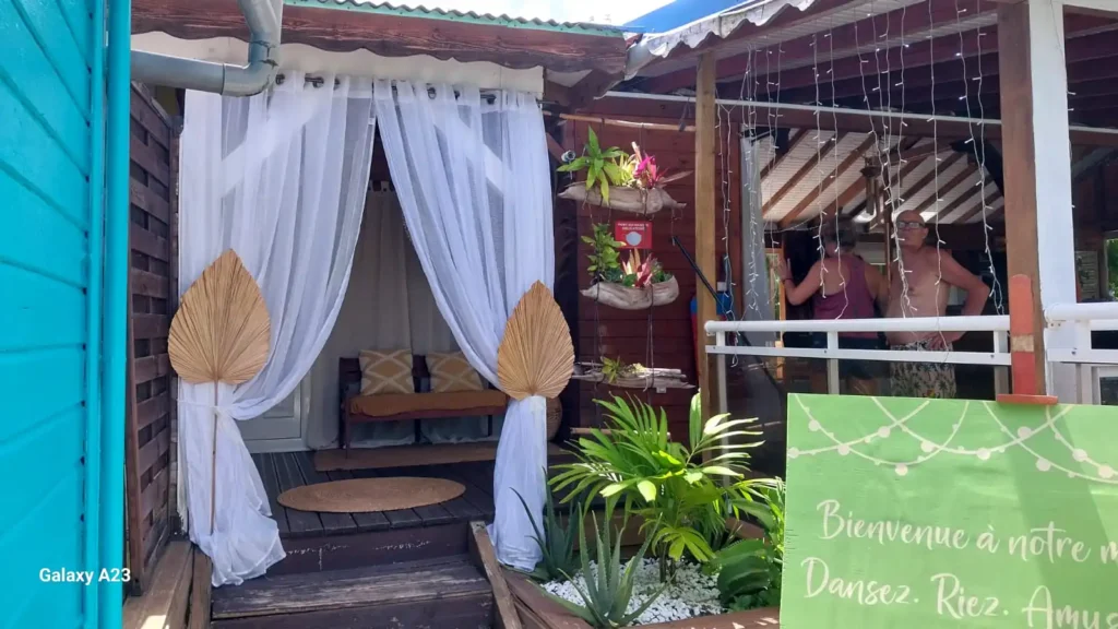 Le Domaine de Bornave lors du mariage à Deshaies