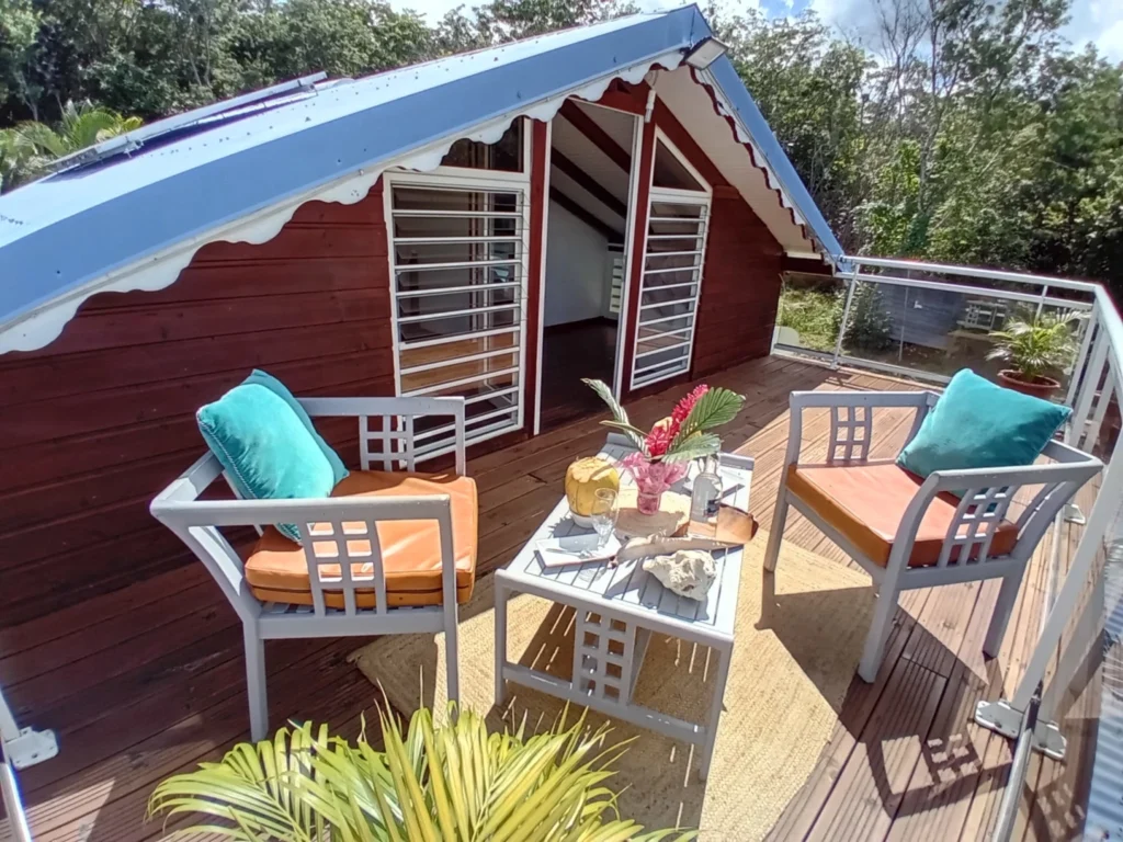 KAZ AN NOU Les Chambre Kaz An Nou Hauts de Bornave Gites Deshaies Guadeloupe